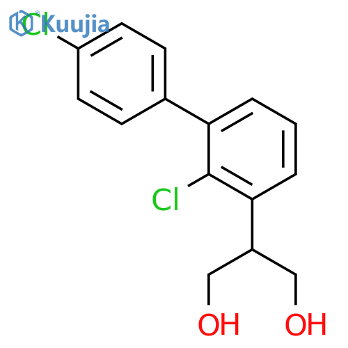 1,3-Propanediol, 2-(2,4'-dichloro[1,1'-biphenyl]yl)- structure
