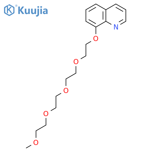 QUINOLINE, 8-(3,6,9,12-TETRAOXATRIDEC-1-YLOXY)- structure