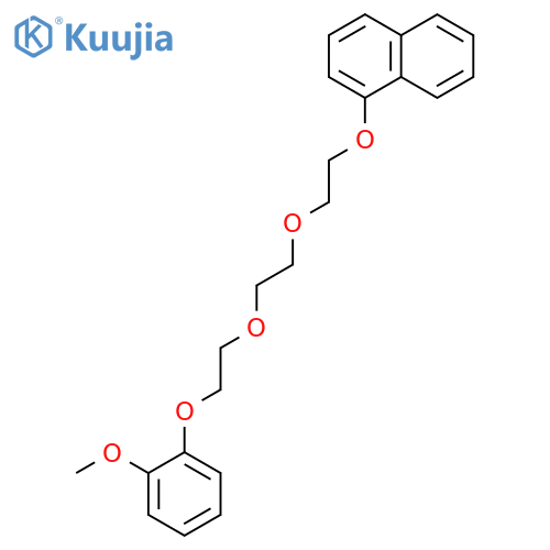 Naphthalene, 1-[2-[2-[2-(2-methoxyphenoxy)ethoxy]ethoxy]ethoxy]- structure