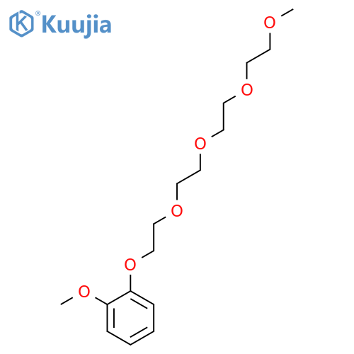 2,5,8,11-Tetraoxatridecane, 13-(2-methoxyphenoxy)- structure