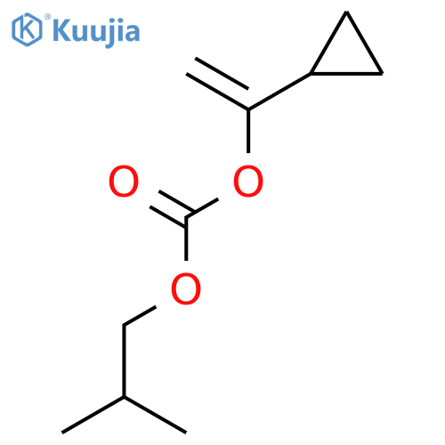 Carbonic acid, 1-cyclopropylethenyl 2-methylpropyl ester structure