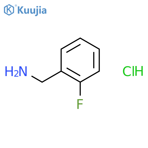 Benzenemethanamine, 2-fluoro-, hydrochloride structure