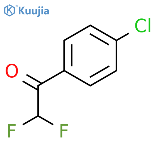 1-(4-chlorophenyl)-2,2-difluoroethan-1-one structure