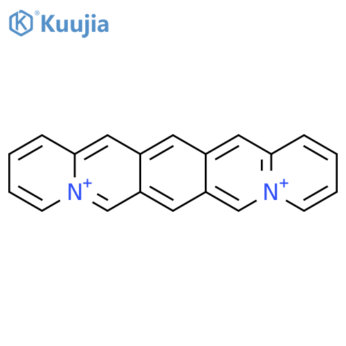 Pyrido[1,2-b]quinolizino[2,3-g]isoquinoline-5,9-diium structure