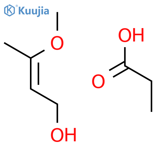 2-BUTEN-1-OL, 3-METHOXY-, PROPANOATE, (E)- structure