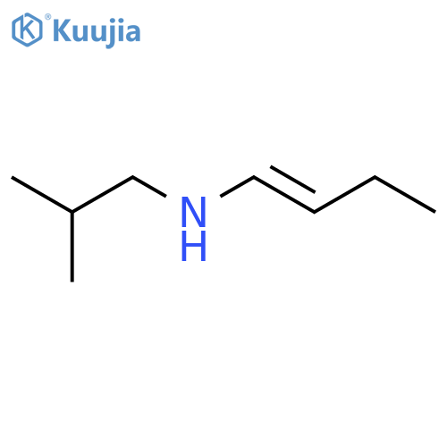 1-BUTEN-1-AMINE, N-(2-METHYLPROPYL)- structure