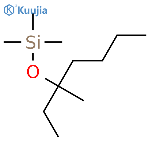 Silane, [(1-ethyl-1-methylpentyl)oxy]trimethyl- structure