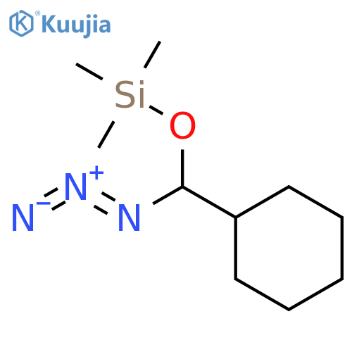 Silane, (azidocyclohexylmethoxy)trimethyl- structure