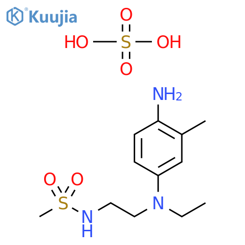 Methanesulfonamide, N-[2-[(4-amino-3-methylphenyl)ethylamino]ethyl]-,sulfate (2:1) structure
