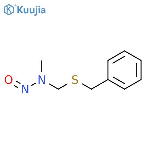 METHANAMINE, N-METHYL-N-NITROSO-1-[(PHENYLMETHYL)THIO]- structure