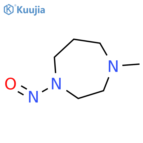 1H-1,4-DIAZEPINE, HEXAHYDRO-1-METHYL-4-NITROSO- structure