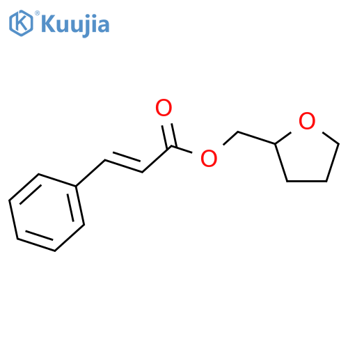 2-Propenoic acid,3-phenyl-, (tetrahydro-2-furanyl)methyl ester structure