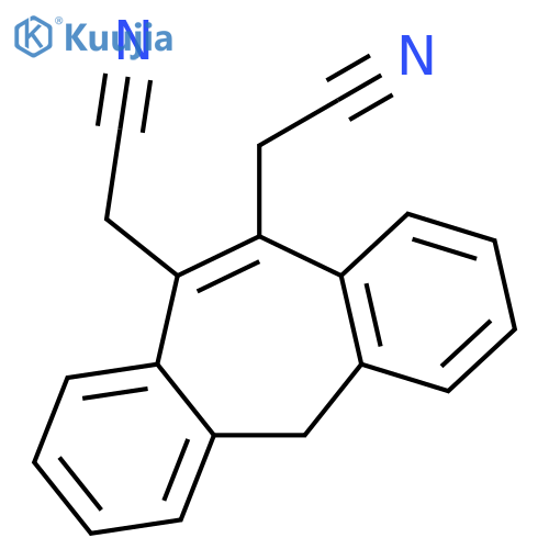 5H-DIBENZO[A,D]CYCLOHEPTENE-10,11-DIACETONITRILE structure
