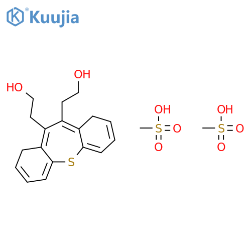 DIBENZO[B,F]THIEPIN-10,11-DIETHANOL, DIMETHANESULFONATE structure