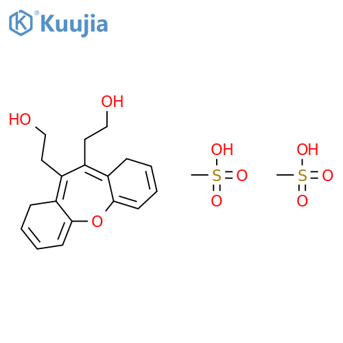 DIBENZ[B,F]OXEPIN-10,11-DIETHANOL, DIMETHANESULFONATE structure