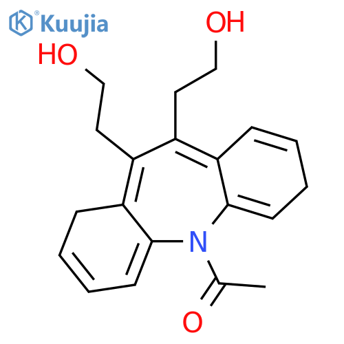 5H-DIBENZ[B,F]AZEPINE-10,11-DIETHANOL, 5-ACETYL- structure