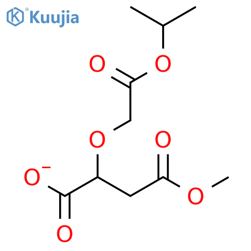 BUTANEDIOIC ACID, [2-(1-METHYLETHOXY)-2-OXOETHOXY]-, 4-METHYL ESTER structure