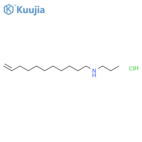 10-UNDECEN-1-AMINE, N-PROPYL-, HYDROCHLORIDE structure