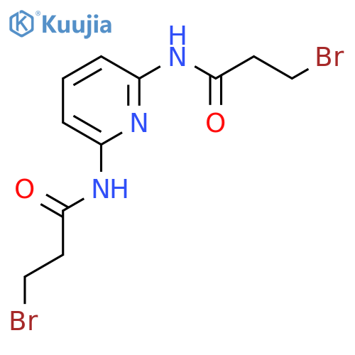 PROPANAMIDE, N,N'-2,6-PYRIDINEDIYLBIS[3-BROMO- structure