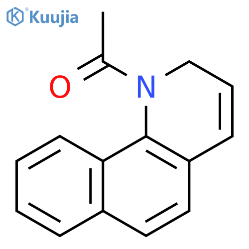 Benzo[h]quinoline, 1-acetyl-1,2-dihydro- structure