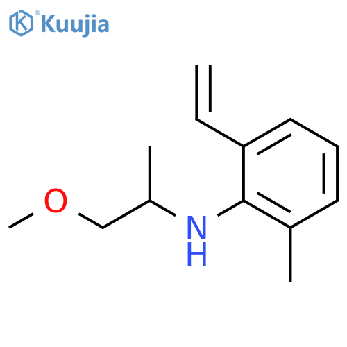 Benzenamine, 2-ethenyl-N-(2-methoxy-1-methylethyl)-6-methyl- structure