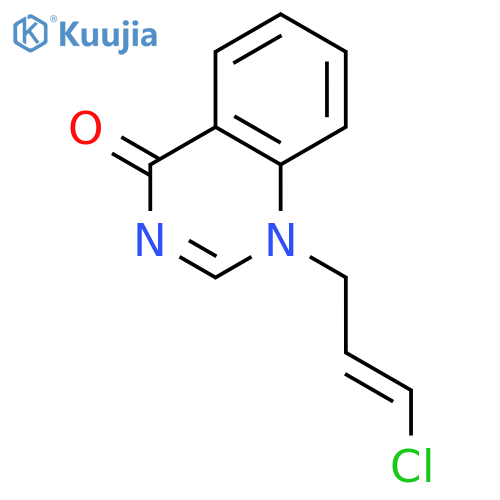 4(1H)-QUINAZOLINONE, 1-(3-CHLORO-2-PROPENYL)- structure