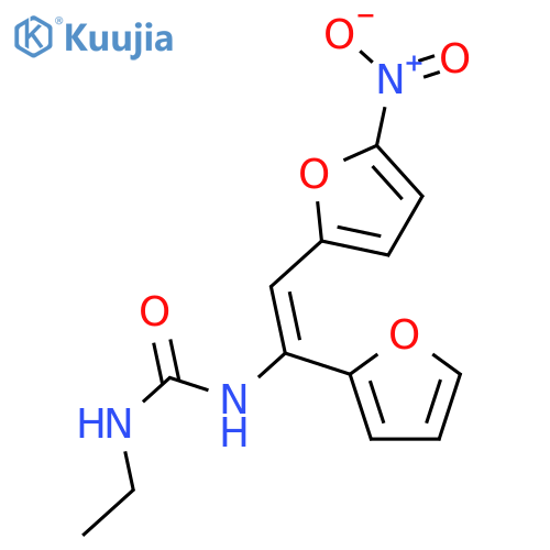 UREA, N-ETHYL-N'-[1-(2-FURANYL)-2-(5-NITRO-2-FURANYL)ETHENYL]- structure