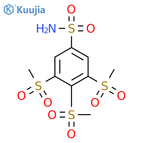 BENZENESULFONAMIDE, 3,4,5-TRIS(METHYLSULFONYL)- structure