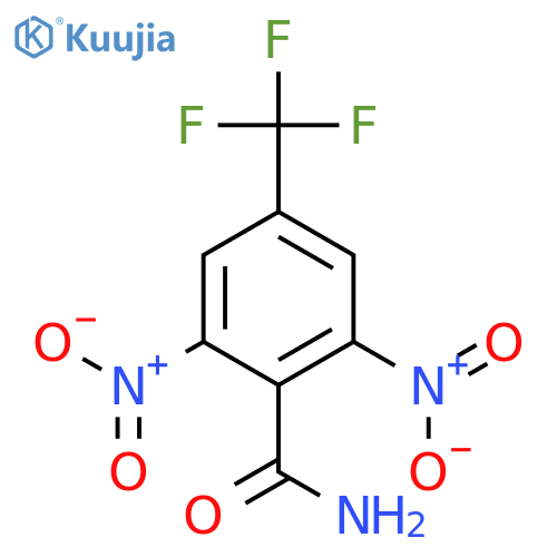 2,6-Dinitro-4-(trifluoromethyl)benzamide structure