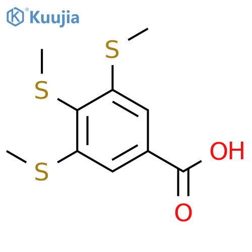 BENZOIC ACID, 3,4,5-TRIS(METHYLTHIO)- structure
