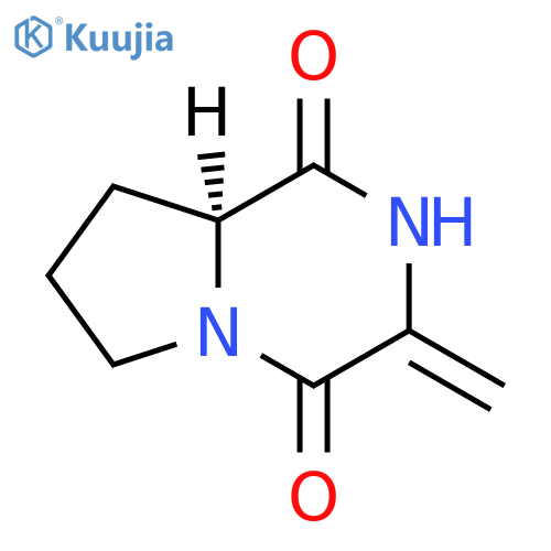 pyrrolo[1,2-a]pyrazine-1,4-dione, hexahydro-3-methylene-, (s)- (9ci) structure