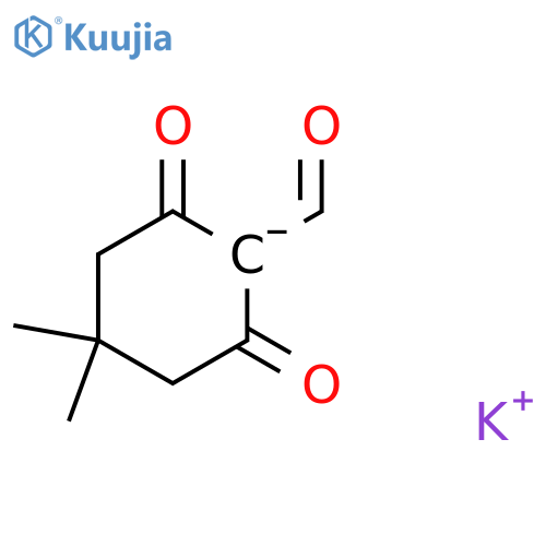Cyclohexanecarboxaldehyde, 4,4-dimethyl-2,6-dioxo-, ion(1-),potassium structure