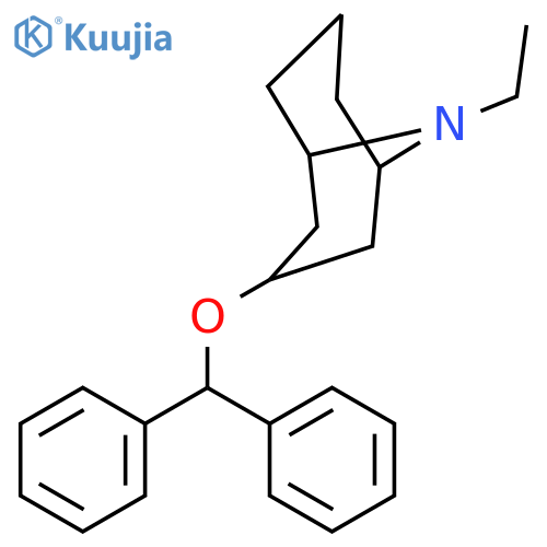 3-(diphenylmethoxy)-9-ethyl-9-azabicyclo[3.3.1]nonane structure