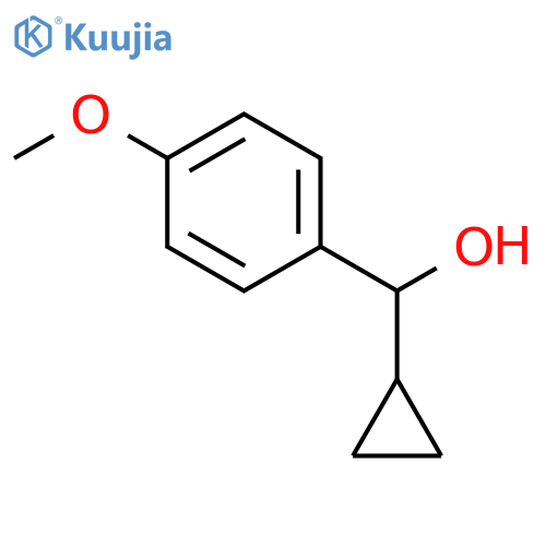 Benzenemethanol, a-cyclopropyl-4-methoxy- structure