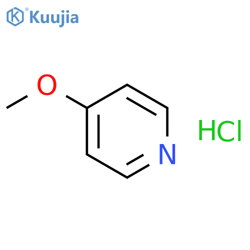 Pyridine, 4-methoxy-, hydrochloride structure