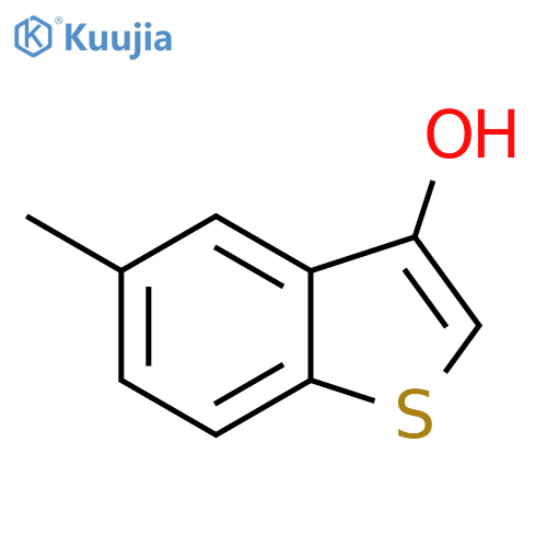 5-methyl-1-benzothiophen-3-ol structure
