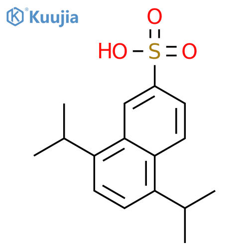 2-Naphthalenesulfonic acid, 5,8-bis(1-methylethyl)- structure