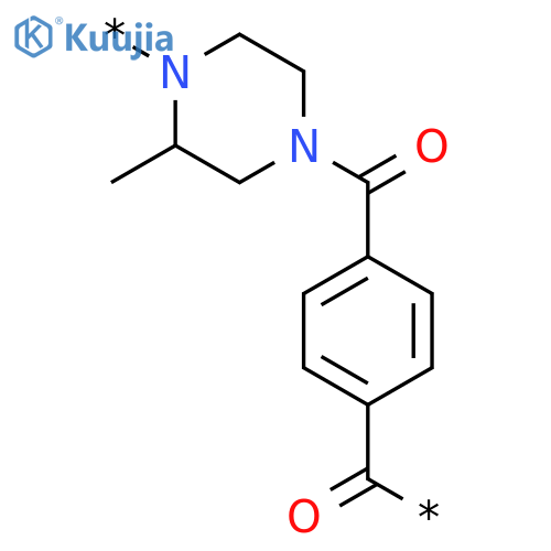 Poly[(methyl-1,4-piperazinediyl)carbonyl-1,4-phenylenecarbonyl] structure