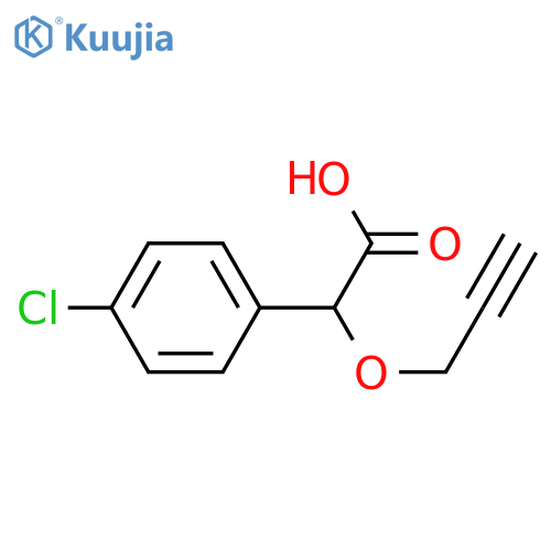 (4-Chlorophenyl)(prop-2-ynyloxy)acetic Acid structure