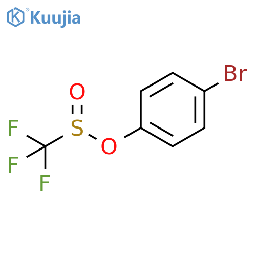 Methanesulfinic acid, trifluoro-, 4-bromophenyl ester structure