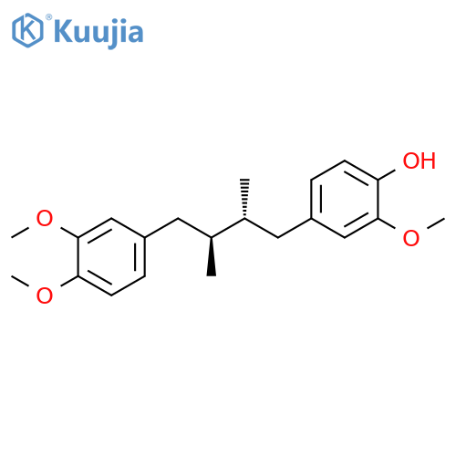 Phenol,4-[(2R,3S)-4-(3,4-dimethoxyphenyl)-2,3-dimethylbutyl]-2-methoxy- structure