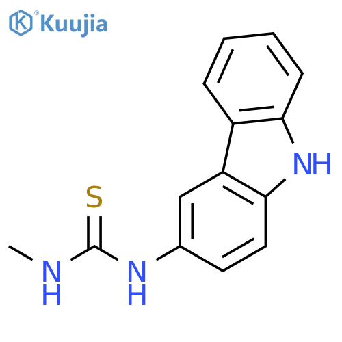 Thiourea, N-9H-carbazol-3-yl-N'-methyl- structure