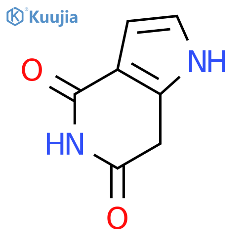 1H,4H,5H,6H,7H-pyrrolo3,2-cpyridine-4,6-dione structure