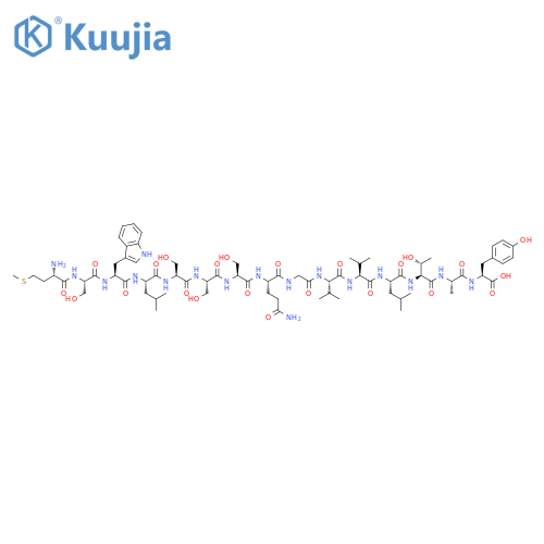L-Tyrosine,L-methionyl-L-seryl-L-tryptophyl-L-leucyl-L-seryl-L-seryl-L-seryl-L-glutaminylglycyl-L-valyl-L-valyl-L-leucyl-L-threonyl-L-alanyl- structure