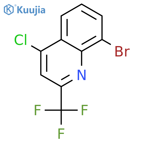 8-Bromo-4-chloro-2-(trifluoromethyl)quinoline structure