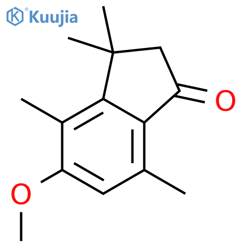 1H-Inden-1-one, 2,3-dihydro-5-methoxy-3,3,4,7-tetramethyl- structure