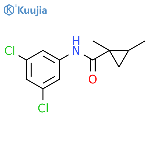 Cyclopropanecarboxamide, N-(3,5-dichlorophenyl)-1,2-dimethyl- structure
