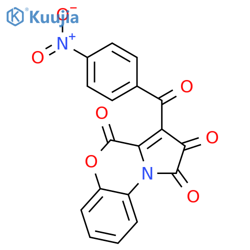 1H-Pyrrolo[2,1-c][1,4]benzoxazine-1,2,4-trione, 3-(4-nitrobenzoyl)- structure