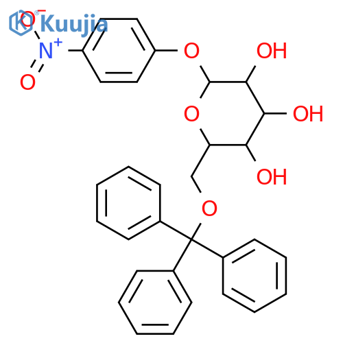 4-Nitrophenyl 6-O-Trityl-alpha-D-glucopyranoside structure