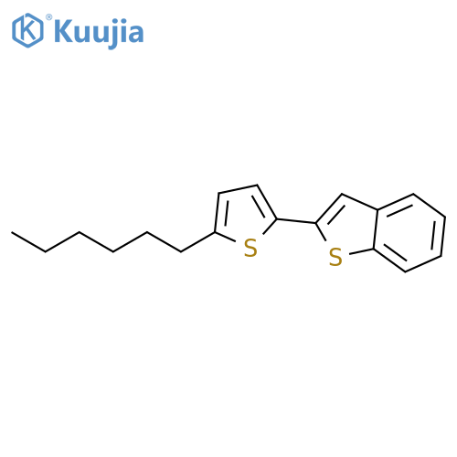 Benzo[b]thiophene, 2-(5-hexyl-2-thienyl)- structure